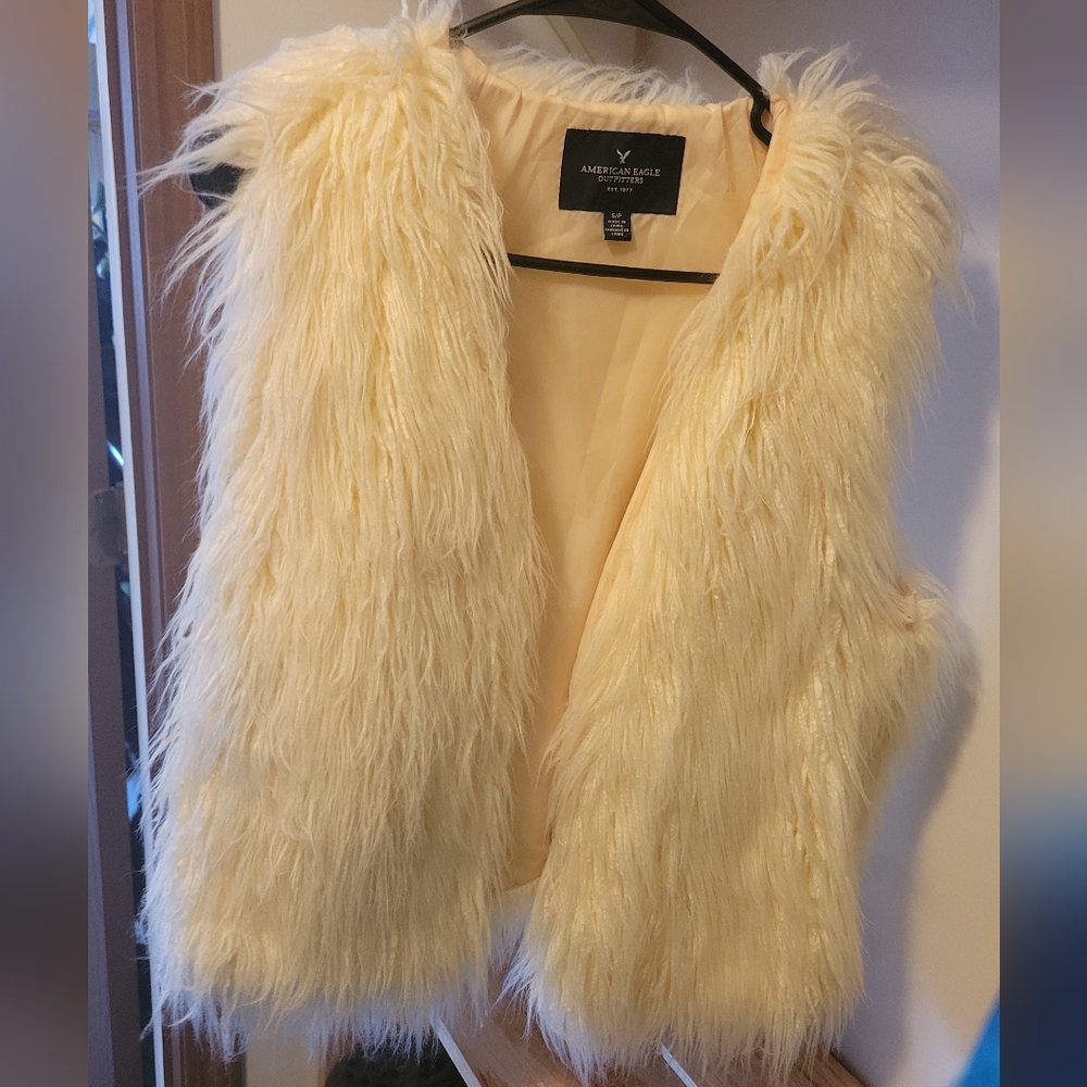 Urban Outfitters Faux Fur Mongolian Fur Vest